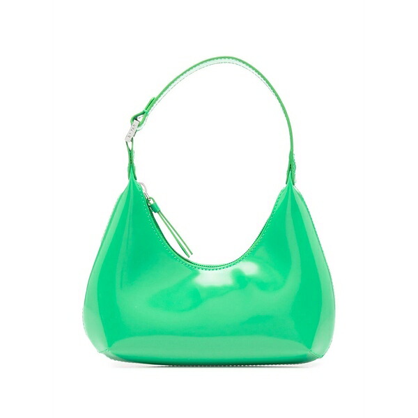 バイ毛革 レディース ショルダーバッグ 御徒面子 Amber mini leather shoulder bag Green