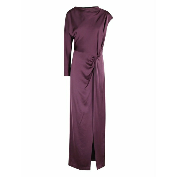 フェデリカ・トシ レディース ワンピース トップス Asymmetrical draped dress Purple｜asty