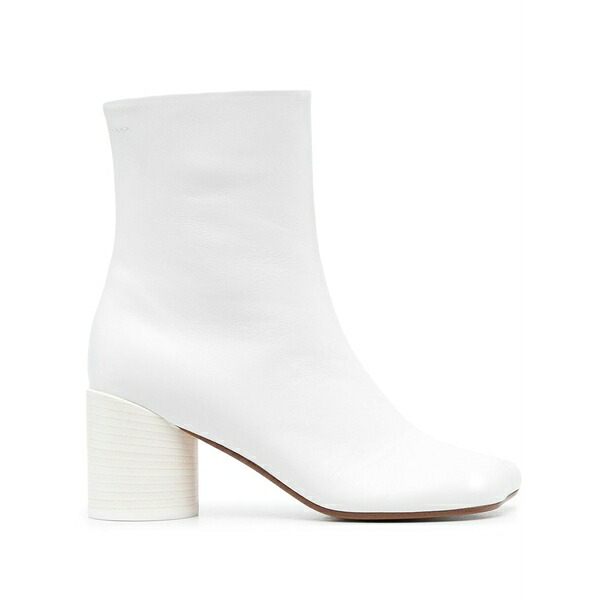 マルタンマルジェラ レディース ブーツ シューズ Anatomic 70mm leather boots White|asty