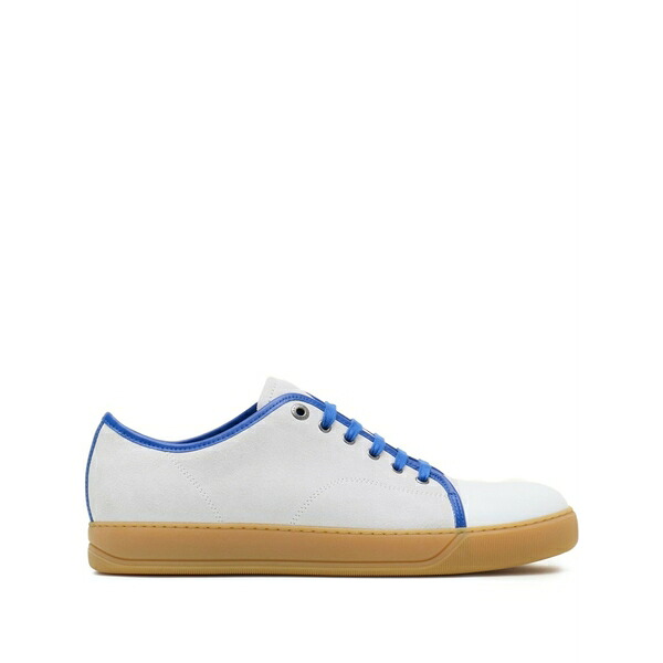 ランバン メンズ スニーカー シューズ Lace-up sneakers White スニーカー-靴