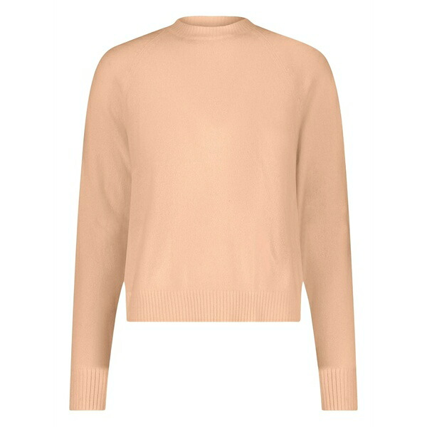 ミニーローズ レディース 編み物\u0026スウェーター アウター Raglan-sleeve crew-neck sweater Neutrals