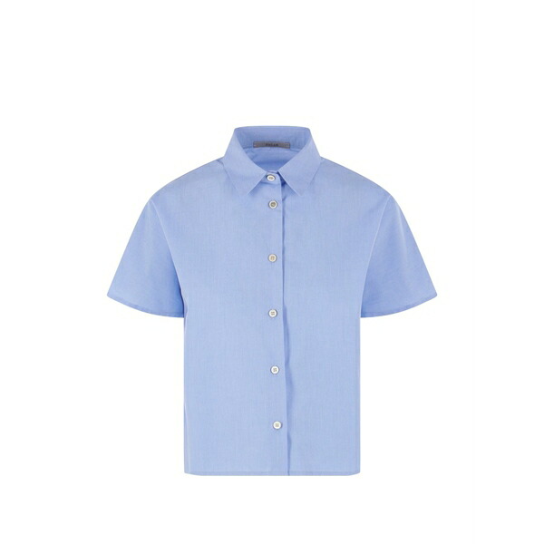 ドゥサン レディース シャツ トップス Buttoned shirt Blue｜asty 101,400円