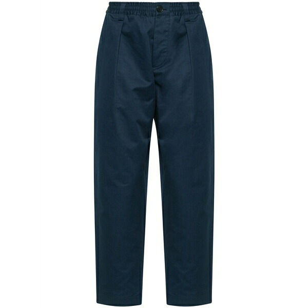 マルニ メンズ カジュアルパンツ ボトムス Gabardine tapered trousers Blue｜asty
