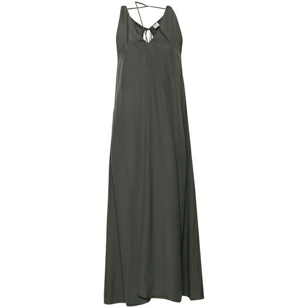 トーテム レディース ワンピース トップス A-line maxi dress Grey｜asty