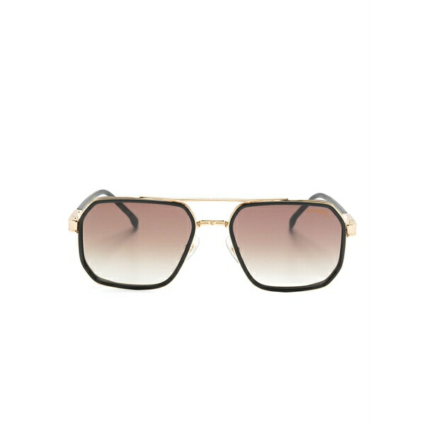 カレーナ メンズ サングラス・アイウェア アクセサリー Navigator-frame sunglasses Black｜asty 44,800円