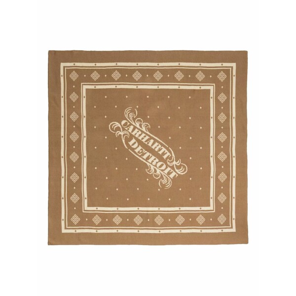 カーハート メンズ マフラー・ストール・スカーフ アクセサリー Patterned bandana Brown