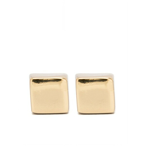 エディーボルゴ レディース ピアス＆イヤリング アクセサリー Mini cube earrings Gold｜asty