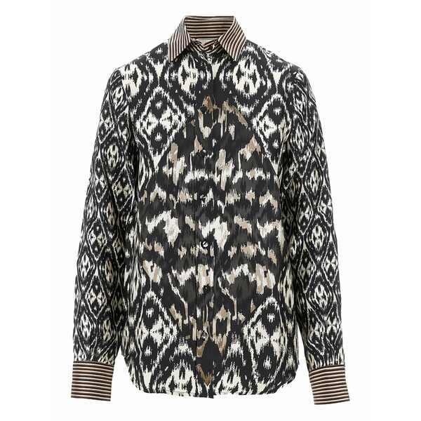 ピエール＝ルイ・マシア レディース シャツ トップス Patterned shirt Black｜asty