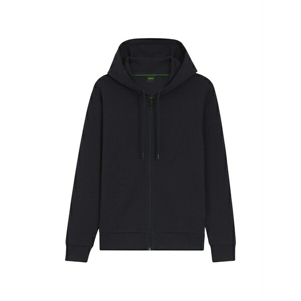 ボス メンズ パーカー・スウェットシャツ アウター Zip hoodie Blue|asty