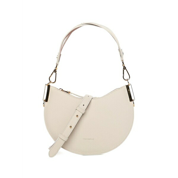 コチネレ レディース ショルダーバッグ バッグ Small zip leather shoulder bag Neutrals｜asty 46,080円
