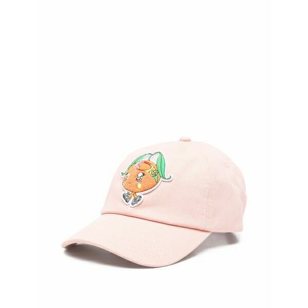 カサブランカ メンズ 帽子 アクセサリー Logo-embroidered cap Pink