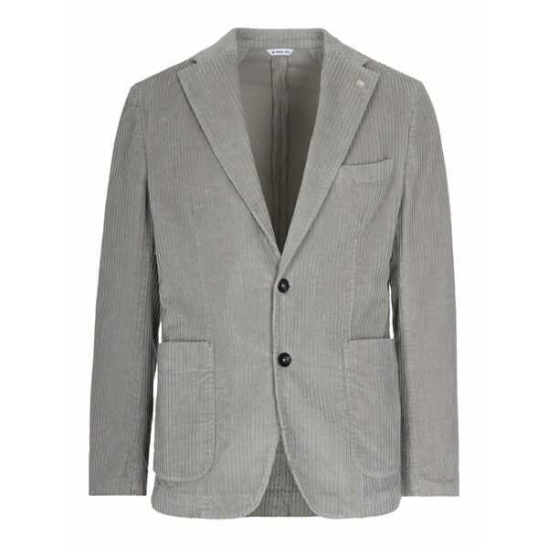 マニュエル リッツ メンズ 上衣＆上衣 アウター Corduroy cotton blazer Grey