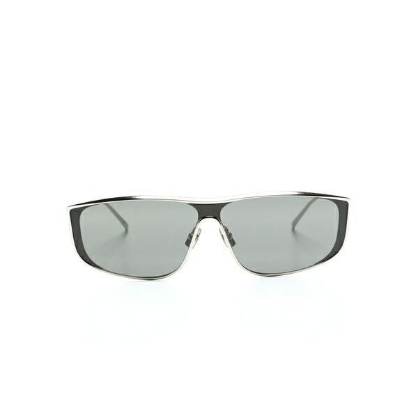 サンローラン アイウェア メンズ サングラス・アイウェア 付属物 Luna logo-embossed sunglasses Silver サングラス-眼鏡・サングラス-バッグ・小物・ブランド雑貨