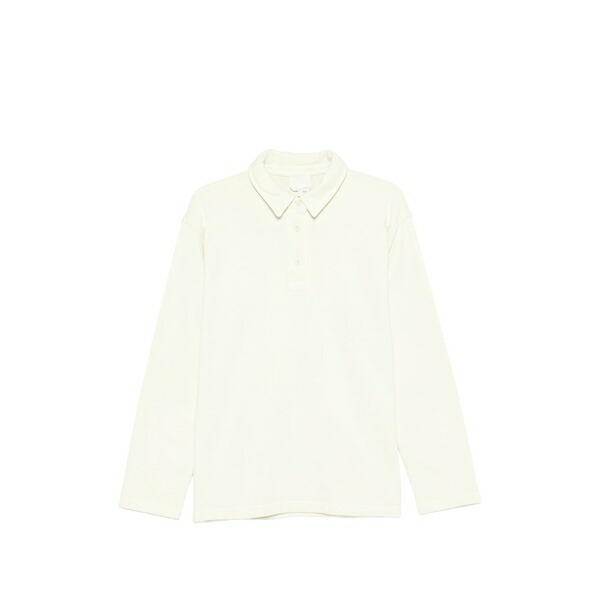 アーペーセー レディース スポーツシャツ トップス Long-sleeve polo top Neutrals
