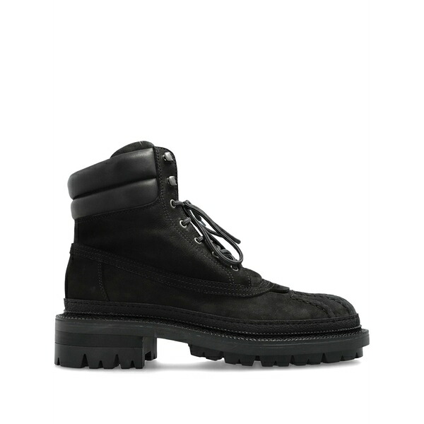 ディースクエアード メンズ ブーツ シューズ Army padded lace-up boots Black