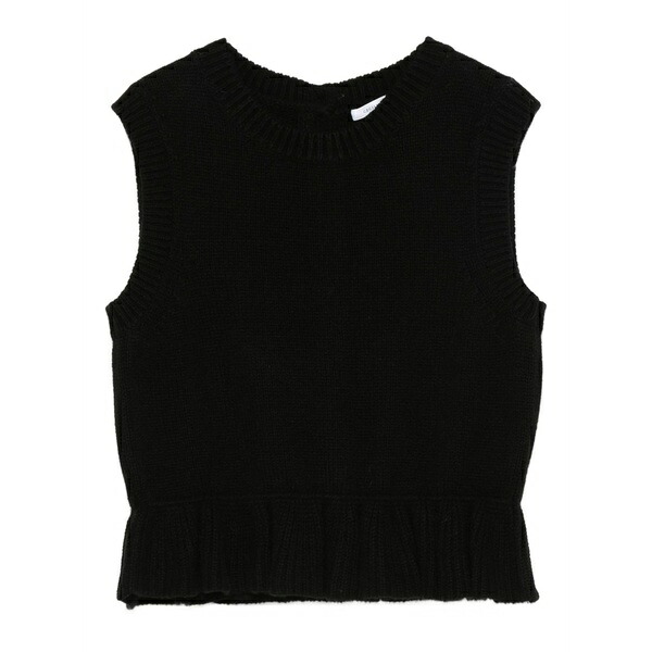セシリー・バンセン レディース 編み物\u0026スウェーター アウター Round-neck sweater Black