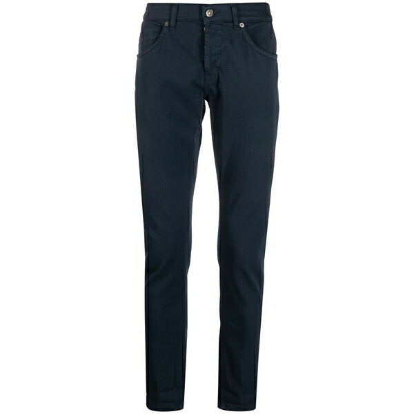 ドンダップ メンズ カジュアルパンツ ボトムス Mid-rise straight-leg jeans Blue
