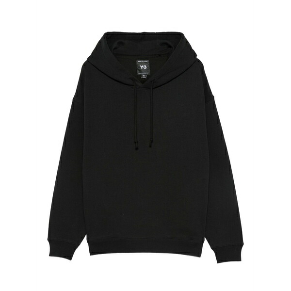 ワイスリー メンズ パーカー・スウェットシャツ アウター Cotton hoodie Black|asty
