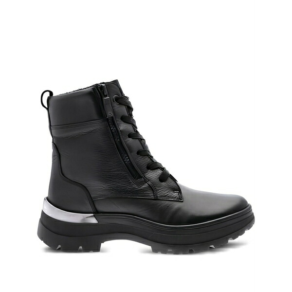 アラ レディース ブーツ シューズ Calais lace-up combat boots Black｜asty