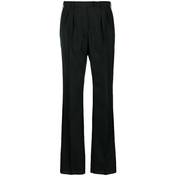 ガブリエレ パジーニ レディース 心地好いズボン下 ボトムス Tailored straight-leg trousers Black