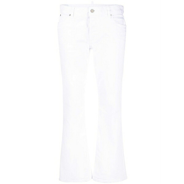 ディースクエアード レディース 心地好いズボン下 ボトムス White bull flared jeans White