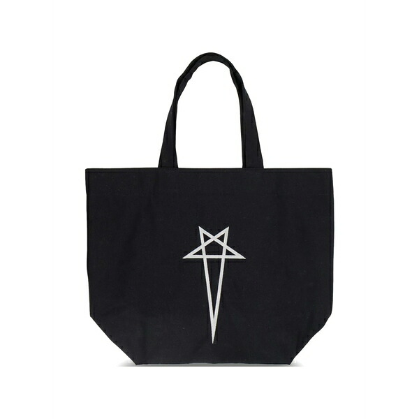 リックオウエンス メンズ ショルダーバッグ バッグ Star-graphic shoulder bag Black｜asty