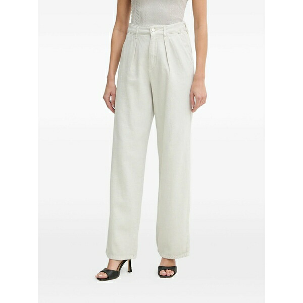 フラコミーナ レディース カジュアルパンツ ボトムス Pleat-detail trousers Neutrals｜asty 27,820円