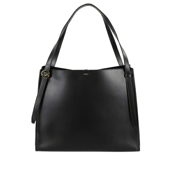 コペルニ レディース トートバッグ バッグ Leather tote bag Black|asty