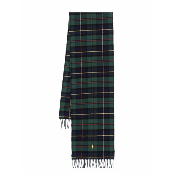 ラルフローレン メンズ えり巻き・袈裟・えり巻き 付属物 Tartan-pattern scarf Blue