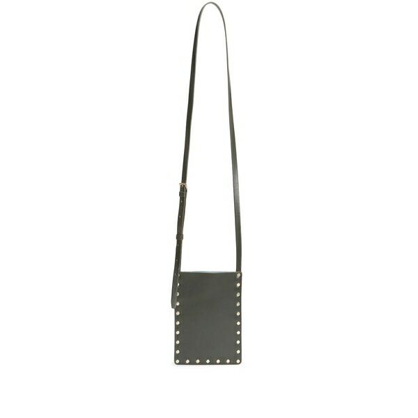 ファビアナ フィリッピ レディース ショルダーバッグ 御徒面子 Stud-embellished crossbody bag Green