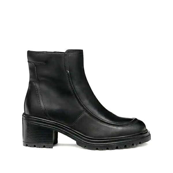 ジェオックス レディース ブーツ シューズ Block-heel ankle boots Black｜asty