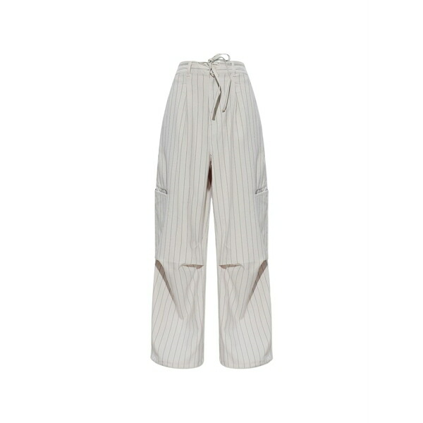ワイスリー レディース カジュアルパンツ ボトムス Striped cutout trousers Neutrals|asty