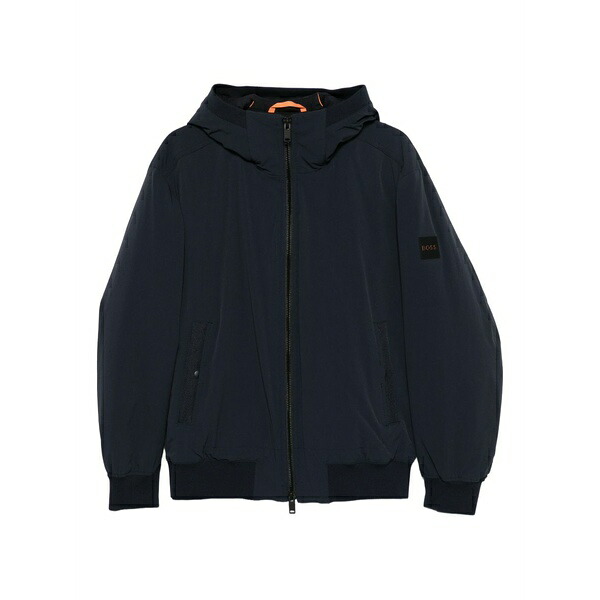 主任者 メンズ 上衣＆上衣 アウター Logo-patch padded jacket Blue