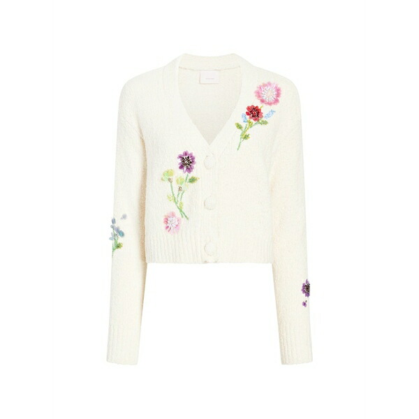 サンクアセプト レディース ジレー アウター Solene floral cardigan Neutrals