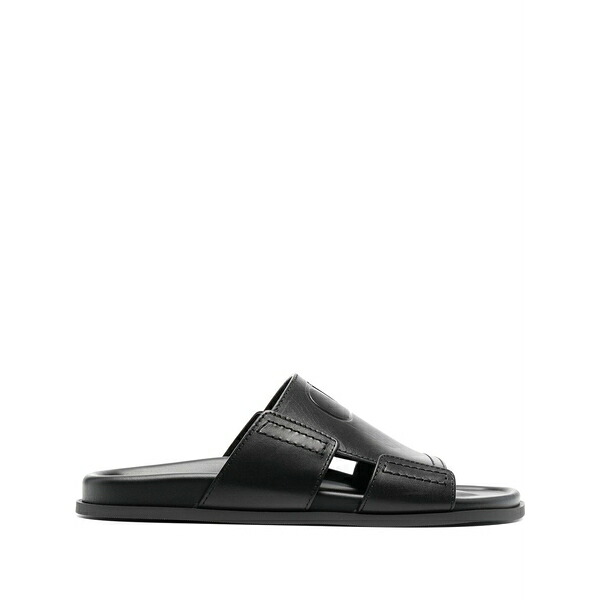 ヴァレンティノ ガラヴァーニ メンズ サンダル シューズ Vlogo signature slide sandals Black
