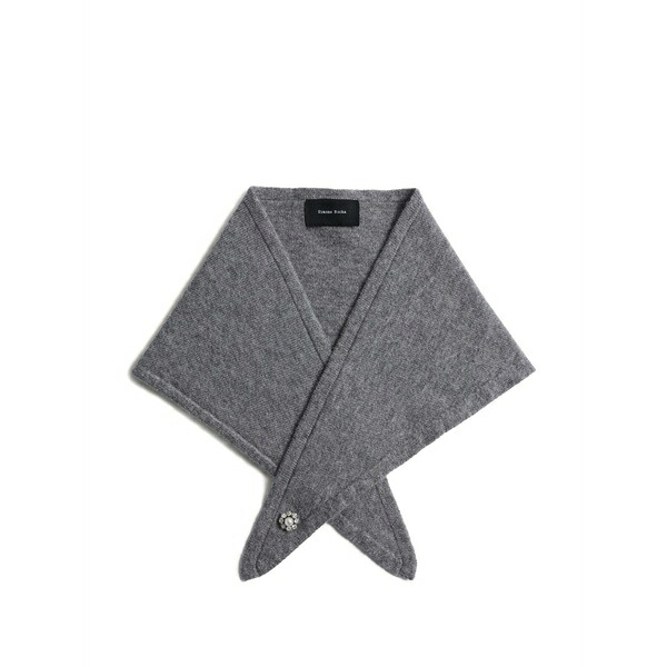 シモーネ・ロシャ メンズ えり巻き・袈裟・えり巻き 付属物 Cashmere neckerchief Grey