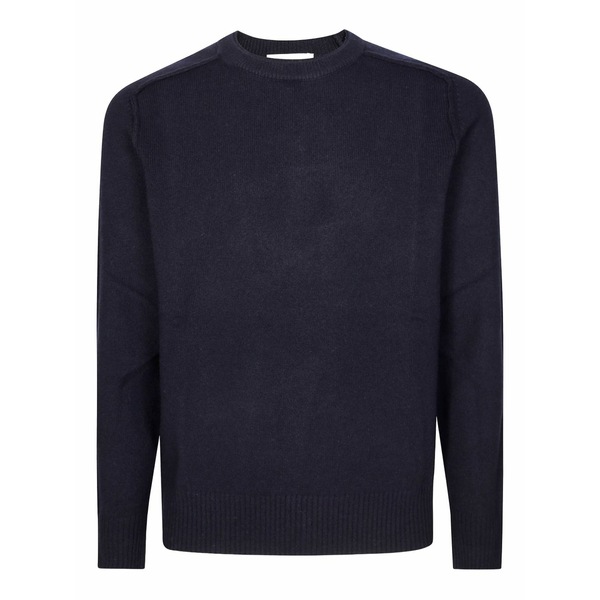パウロペコラ メンズ 編み物\u0026プルオーバー アウター Visible seams knitwear Blue