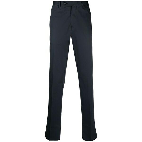ラルディーニ メンズ カジュアルパンツ ボトムス Tailored cotton blend trousers Blue｜asty