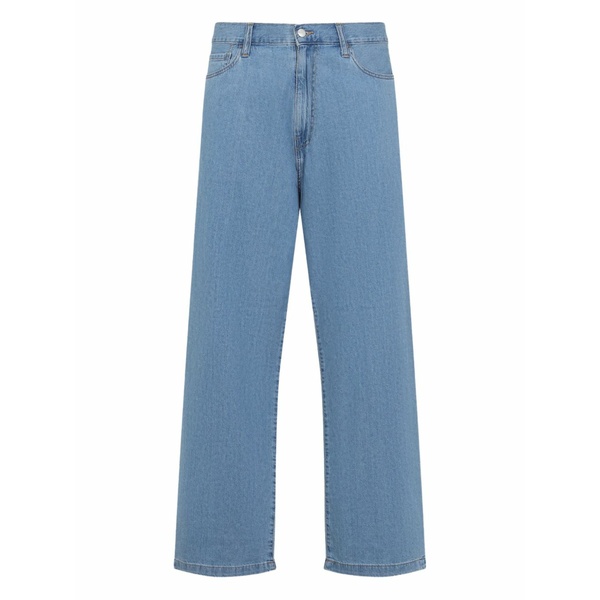 鉄道車両ハート形 メンズ ジーンズズボン下 ボトムス Lucas logo-patch jeans Blue