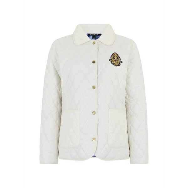 ラルフローレン レディース 上衣＆上衣 アウター Quilted crest puffer jacket Neutrals レディースファッション-コート・ジャケット