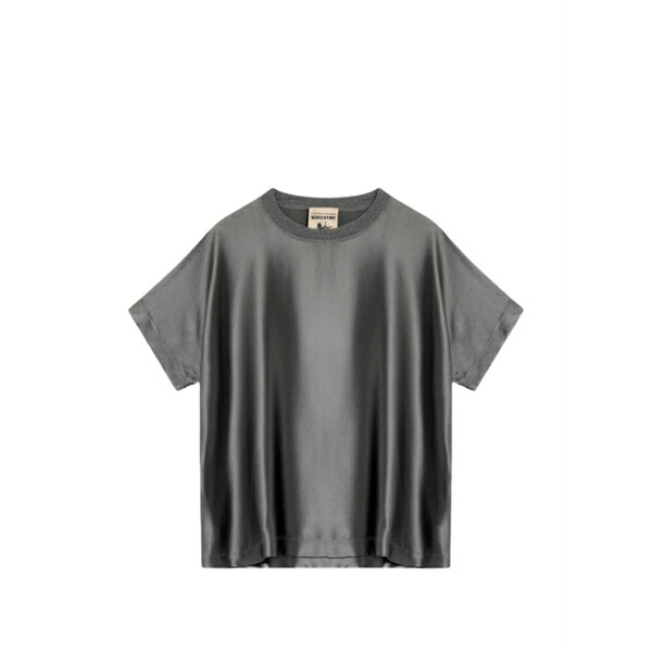 セミクチュール レディース プルオーバー トップス Crew-neck t-shirt Grey