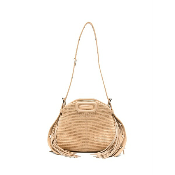 マージュ レディース ショルダーバッグ バッグ Fringed shoulder bag Neutrals