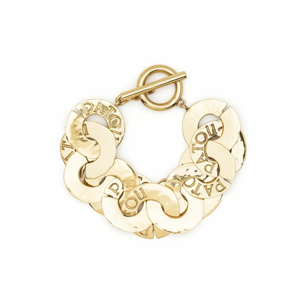 ジャンパトゥ レディース ブレスレット・バングル・アンクレット アクセサリー Logo-engraved coin bracelet Gold|asty