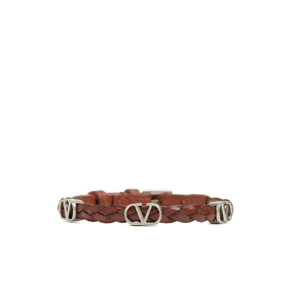 ヴァレンティノ ガラヴァーニ メンズ ブレスレット・バングル・アンクレット 佩び物 Vlogo signature bracelet Brown