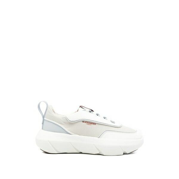 アレクサンダー スミス レディース スニーカー シューズ Leather panelled sneakers Grey｜asty