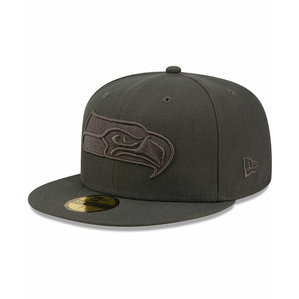 新品本物 Fitted Graphite ニューエラ Hat Pack 帽子 59FIFTY メンズ Seattle Color Men's  アクセサリー Seahawks 帽子