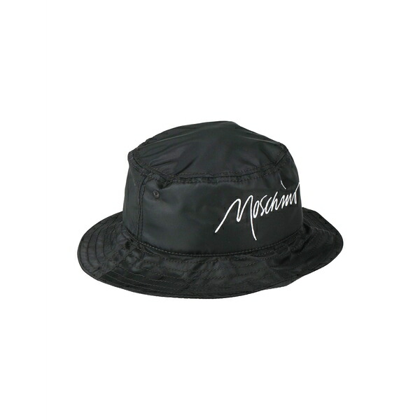 【送料無料】 モスキーノ レディース 帽子 アクセサリー Hats Black|asty