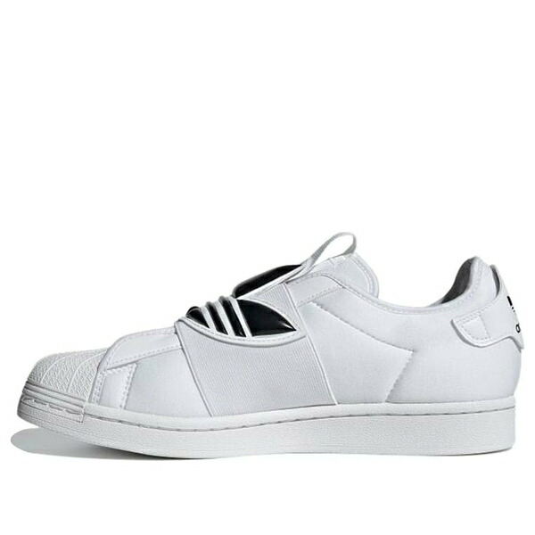 adidas アディダス メンズ スニーカー  【adidas Superstar Slip-On \u0027Trefoil Band - White Black\u0027 GZ8399】  大きさ US_5(23.0糎)