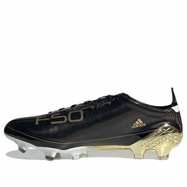 adidas アディダス メンズ スニーカー  【adidas Adizero F50 Ghosted FG \u0027Black Gold Metallic\u0027 GX0220】  大きさ US_7.5(25.5糎)