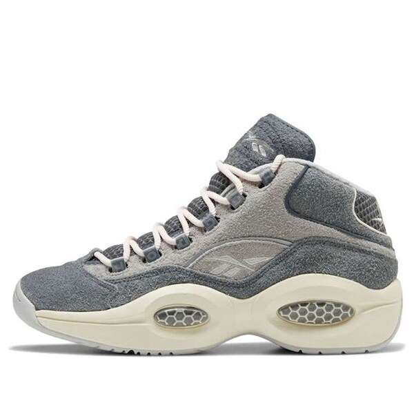 Reebok リーボック メンズ スニーカー  【Reebok Question Mid \u0027Grey Suede\u0027 FW0875】  大きさ US_7(25.0珊)